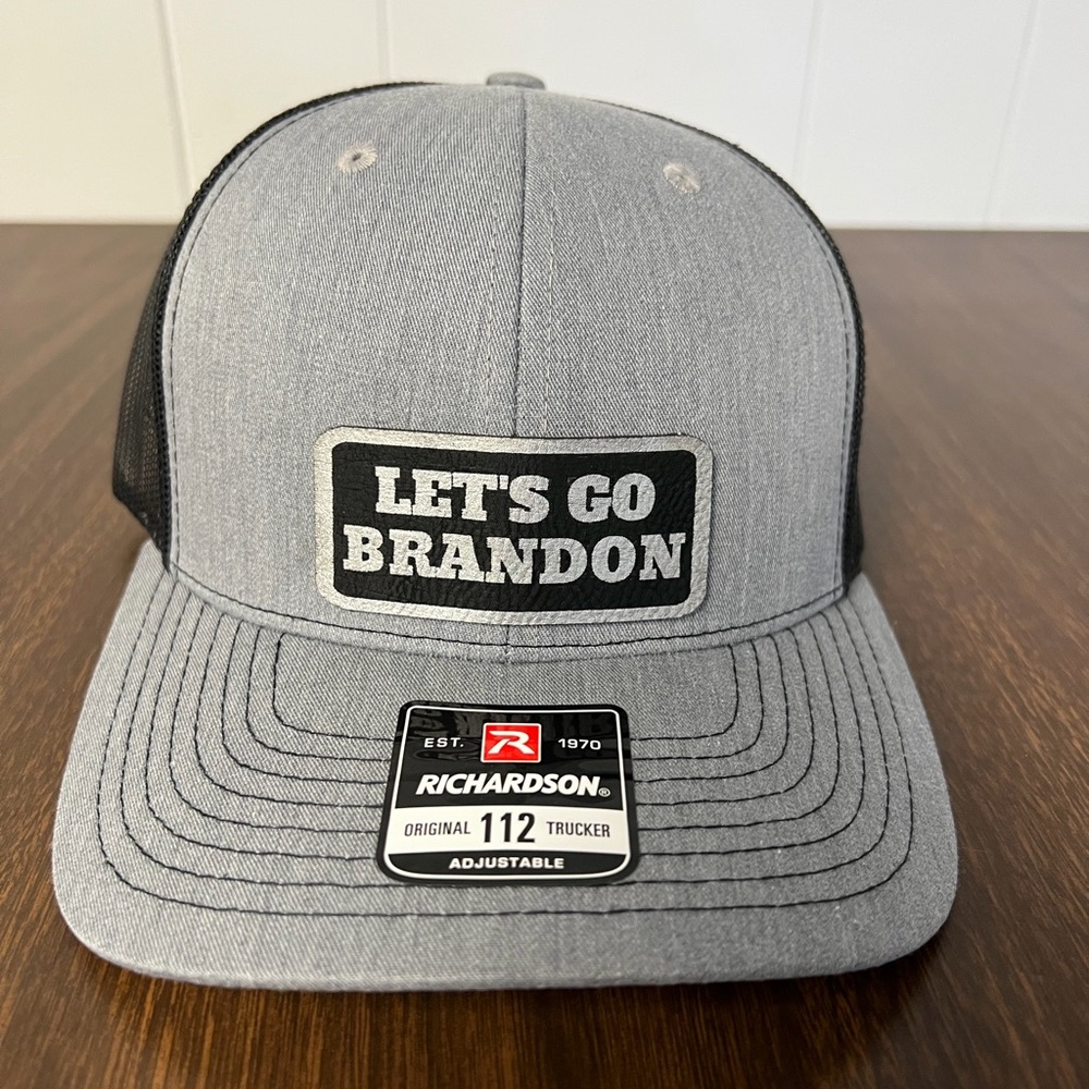 Gray and Black “Let’s Go Brandon” Hat